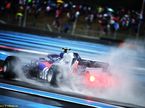 Пьер Гасли, гонщик Toro Rosso, во время дождевой тренировки на Поль-Рикаре