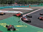 Инцидент на старте Гран При Венгрии, в котором пострадали машины нескольких команд