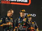 Представители Red Bull Racing на подиуме в Абу-Даби