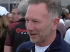 Кристиан Хорнер на стартовом поле в Хересе, стоп-кадр из телетрансляции MotoGP