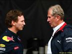 Кристиан Хорнер (слева) и Хельмут Марко, консультант Red Bull по автоспорту