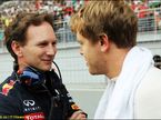 Кристиан Хорнер и Себастьян Феттель