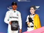 Льюис Хэмилтон на вручении Pirelli Award за поул в Сузуке