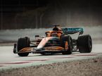 Даниэль Риккардо за рулём McLaren MCL36 в заключительный день тестов в Барселоне, фото XPB