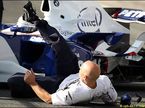 Инцидент в боксах BMW Sauber