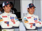 Пилоты Sauber Серхио Перес и Камуи Кобаяши