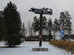 Раньше памятник Хейкки Ковалайнену стоял в центре его родного города Суомуссалми