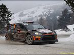 Роберт Кубица за рулём Ford Fiesta RS на трассе Rally Monte-Carlo