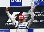 Роберт Кубица на подиуме Гран При Канады (2008 год)