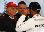 Ники Лауда и Льюис Хэмилтон