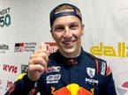 Лиам Лоусон после квалификации в Мотеги, фото Super Formula