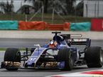 Шарль Леклер за рулем Sauber