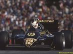 Раскраска машин Lotus в 1983-м. Брэндс-Хэтч, Найджел Мэнселл. Lotus-Renault 94T