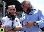 Падди Лоу и отец Лэнса Стролла перед стартом гонки