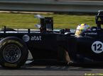 Пастор Мальдонадо за рулем Williams FW33 на тестах в Хересе