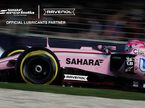 Логотипы Ravenol на машине Force India