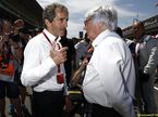 Ален Прост и Берни Экклстоун в Барселоне