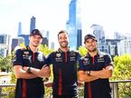 Даниэль Риккардо с гонщиками основного состава Red Bull Racing, фото Red Bull