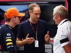 Макс Ферстаппен, Оливер Минцлафф и Хельмут Марко