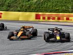 Борьба Ландо Норриса и Макса Ферстаппена