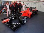 Marussia MR01 на презентации в Сильверстоуне