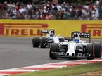 Гонщики Williams на трассе Гран При Великобритании