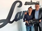 Фелипе Масса и Стефано Доменикали на заводе Lamborghini 