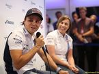 Фелипе Масса и Клэр Уильямс, заместитель руководителя команды Williams