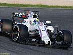 Фелипе Масса за рулём Williams FW40 на тестах в Барселоне