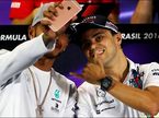 Льюис Хэмилтон и Фелипе Масса
