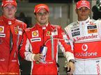 Кими Райкконен, Фелипе Масса, Льюис Хэмилтон