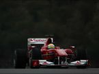Фелипе Масса на трассе в Хересе за рулем Ferrari F10