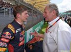 Макс Ферстаппен и Хельмут Марко, советник компании Red Bull по автоспорту
