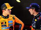 Ландо Норрис и Макс Ферстаппен после квалификации