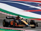 Алекс Палоу за рулём McLaren MCL36 на трассе в Остине