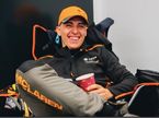 Джейк Хьюз в момент, когда ему сообщили, что он стартует с поула, фото McLaren