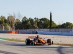Оскар Пиастри за рулём MCL36 в Барселоне, фото пресс-службы McLaren