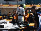 Ландо Норрис и его машина на стартовом поле Гран При США, фото пресс-службы McLaren