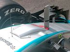 Новый носовой обтекатель Mercedes с выходом S-воздуховода. Фото Albert Fabrega