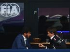 Президент FIA Мохаммед бен Сулайем и Тото Вольфф, фото XPB