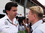 Тото Вольфф и Мика Хаккинен