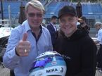 Мика Хаккинен и Валттери Боттас, фото из Twitter Хаккинена