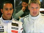 Льюис Хэмилтон и Мика Хаккинен