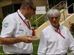 Босс GP2 Бруно Мишель с Берни Экклстоуном