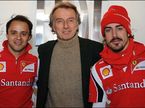 Фелипе Масса, Лука ди Монтедземоло и Фернандо Алонсо