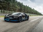Bugatti Chiron во время рекордного заезда