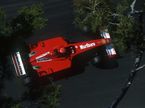 Михаэль Шумахер за рулём Ferrari F2001 на трассе Гран При Монако