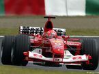 Михаэль Шумахер за рулём Ferrari F2003-GA в Сузуке, 2003 год