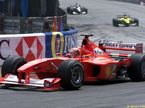 Михаэль Шумахер за рулём Ferrari F1-2000 в Монако, 2000 год