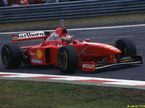 Михаэль Шумахер за рулём Ferrari F310 B на Гран При Бельгии, 1997 год